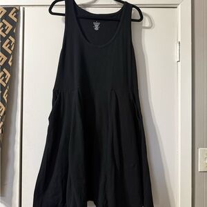 Women's Black Sleeveless Top